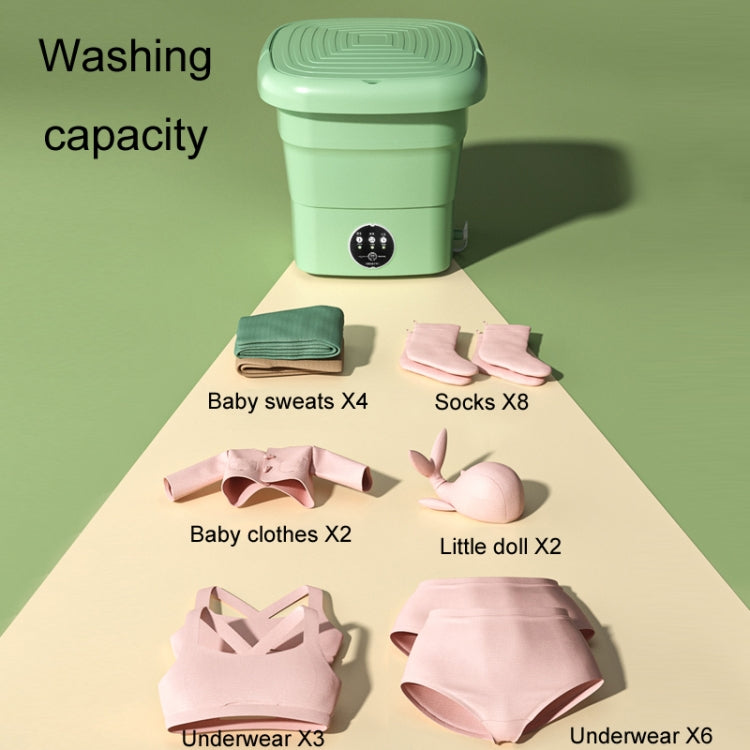 4.5L Mini Portable Folding Household Washing Machine Underwear Washer, Color: Fruit Pink(EU Plug) - Washing Machines & Accessories by buy2fix | Online Shopping UK | buy2fix