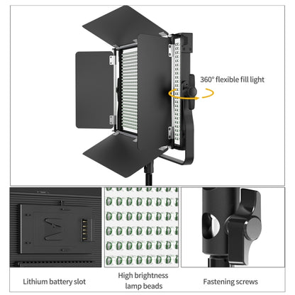 Pixel P45pro High Bright Dual Color Temperature Fill Light 120W Normal Bright Studio Camera Soft Light(A Set With AU Plug Adaptor) -  by Pixel | Online Shopping UK | buy2fix