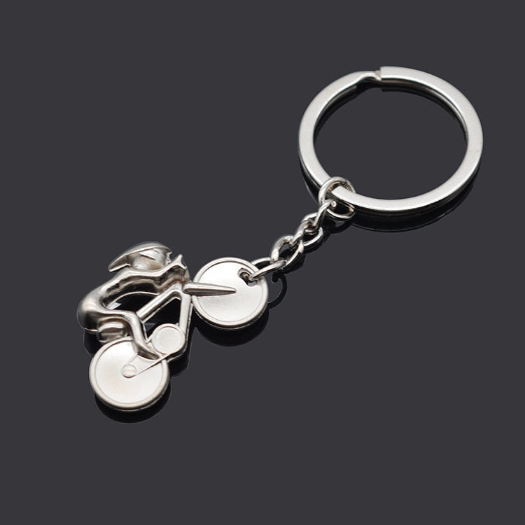 2pcs Simulated Bicycle Metal Key Chain(BY-333) - Key Rings by buy2fix | Online Shopping UK | buy2fix