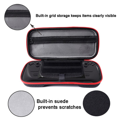 For Steam Deck Game Console Storage Bag Waterproof and Drop-proof with Interlayer(Black) - Accessories by buy2fix | Online Shopping UK | buy2fix