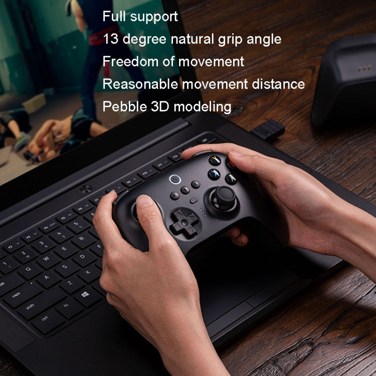 8BitDo Wireless 2.4G Gaming Controller With Charging Dock For PC / Windows 10 / 11 / Steam Deck(Black) - Other Accessories by 8BitDo | Online Shopping UK | buy2fix