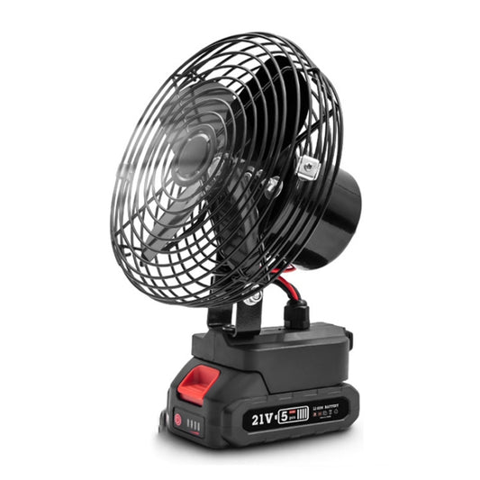 HILDA Portable Powerful Fan Outdoor Hair Dryer, With US Plug Adaptor, Style: 6 inch With 1 Battery(1500mAh) - Electric Fans by HILDA | Online Shopping UK | buy2fix