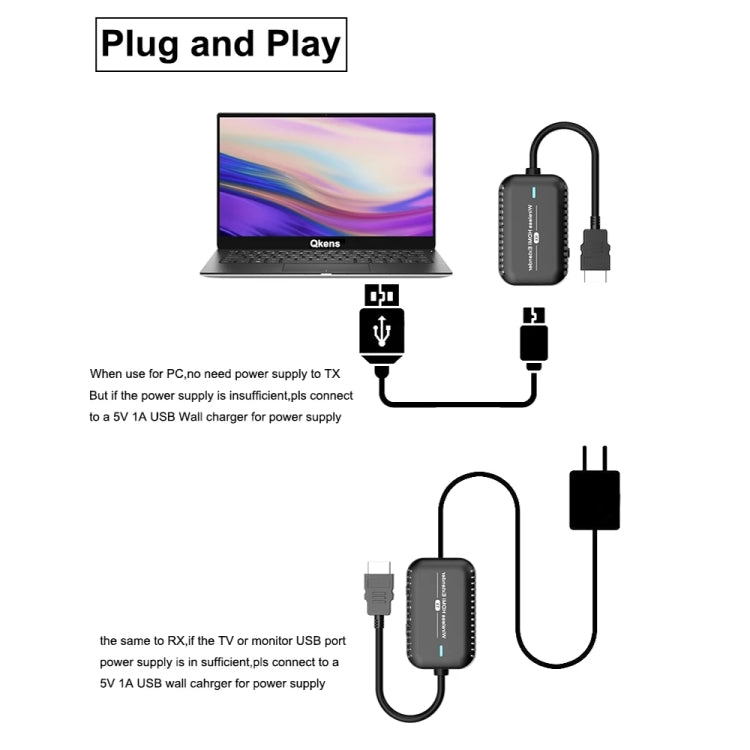 PWAY DT248W-H 30m Wireless HD Screen Projector Office Conference Screen Sharing Device(HDMI Interface) - Wireless Display Dongle by PWAY | Online Shopping UK | buy2fix