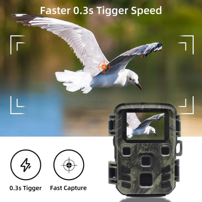 MiNi301 20MP 1080P Hunting Trail Camera With Night Vision Wildlife Scouting Photo - Hunting Cameras by buy2fix | Online Shopping UK | buy2fix