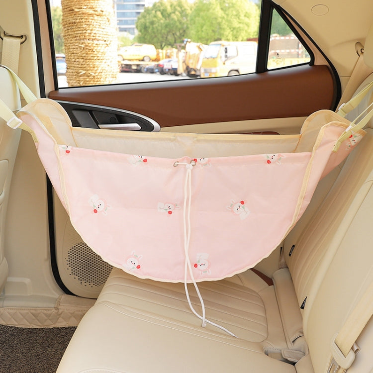 Car Multifunctional Rear Seat Net Pocket Hanging Storage Bag(Tulip Bunny) - Stowing Tidying by buy2fix | Online Shopping UK | buy2fix