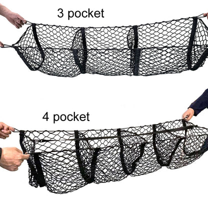 Pickup Truck Three-dimensional Net Bag Off-road Vehicle Trunk Luggage Net Bag, Size: 110x30cm(Three Pocket) - Stowing Tidying by buy2fix | Online Shopping UK | buy2fix