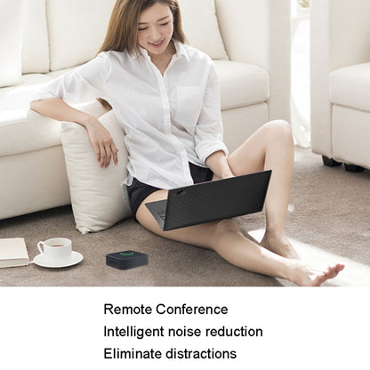 Lenovo Thinkplus MCP01 Intelligent Video Conference Omnidirectional Microphone Sound Portable Bluetooth Microphone Speaker(Black) - Microphone by Lenovo | Online Shopping UK | buy2fix
