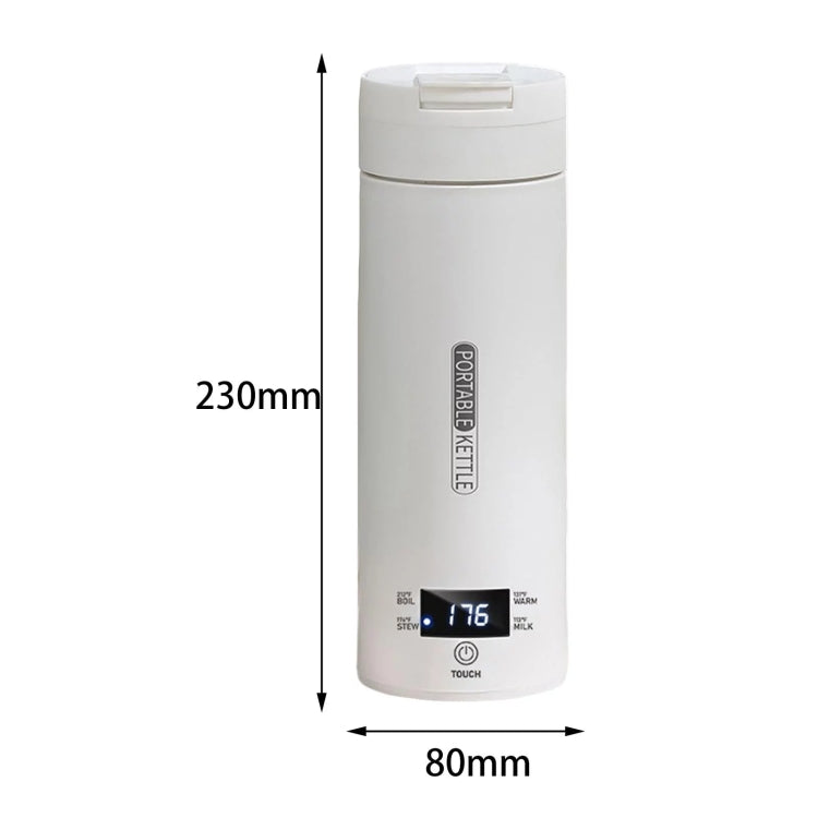 300W 500ml Electric Heating Water Cup Smart Boiling Kettle Temperature Control Kettle, Spec: SUS316 UK Plug - Vacuum Thermoses & Cups by buy2fix | Online Shopping UK | buy2fix