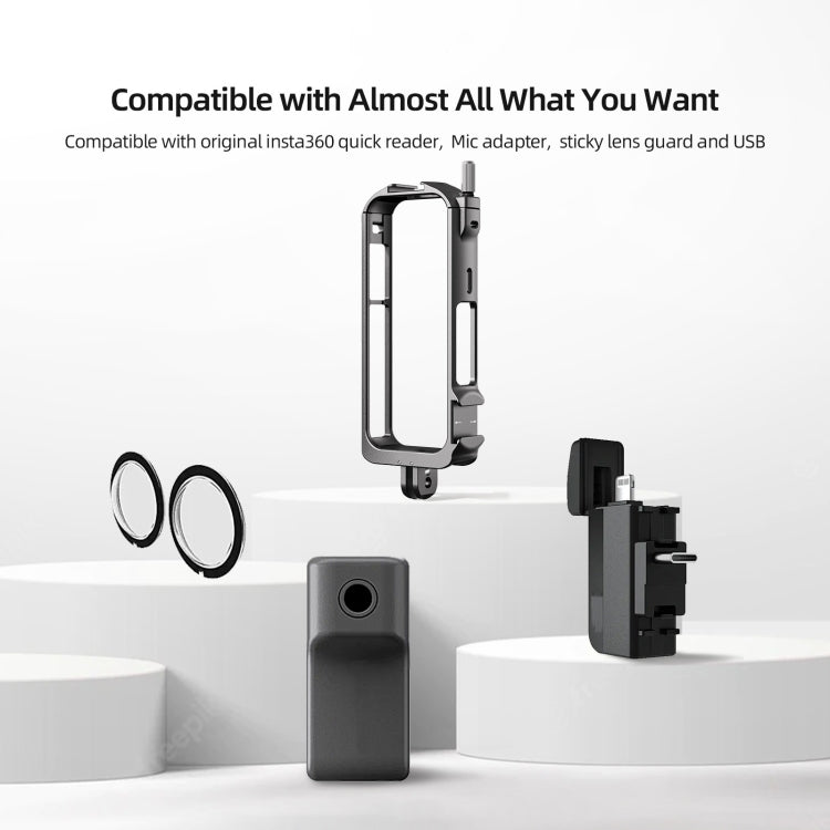 For Insta360 X3 AMagisn Metal Rabbit Cage Protective Frame Accessories, Spec: Only Cage - Mount & Holder by aMagisn | Online Shopping UK | buy2fix