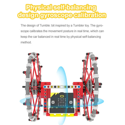 Yahboom Micro: Bit Self-Balancing Block Building Programmable APP Control Robot Kit, Spec: Tumblebit Pack - Components Kits by Yahboom | Online Shopping UK | buy2fix