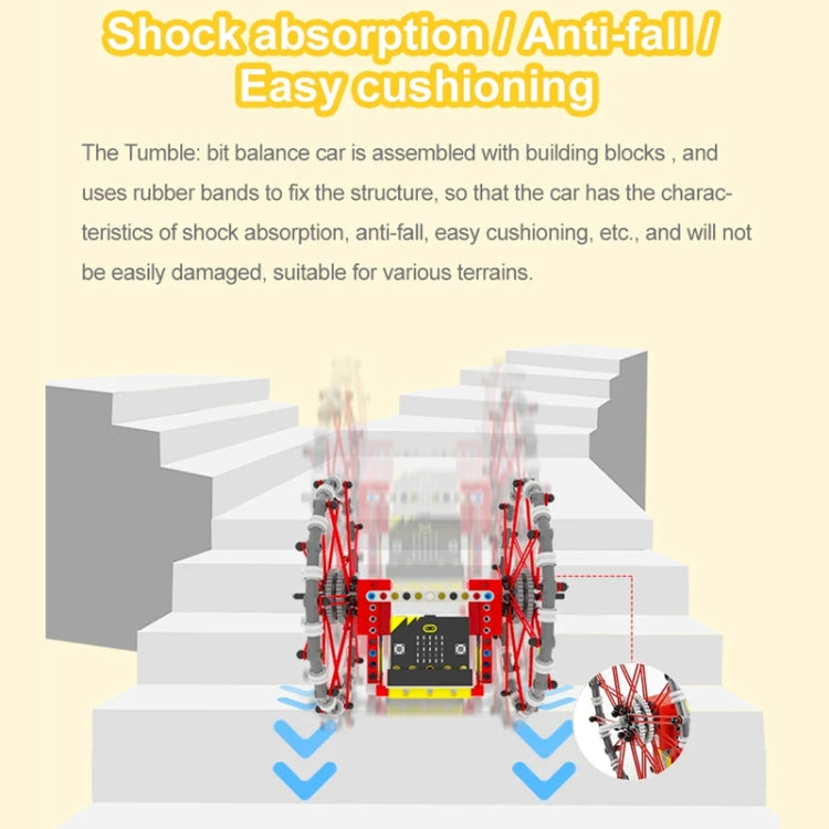 Yahboom Micro: Bit Self-Balancing Block Building Programmable APP Control Robot Kit, Spec: Tumblebit Pack - Components Kits by Yahboom | Online Shopping UK | buy2fix