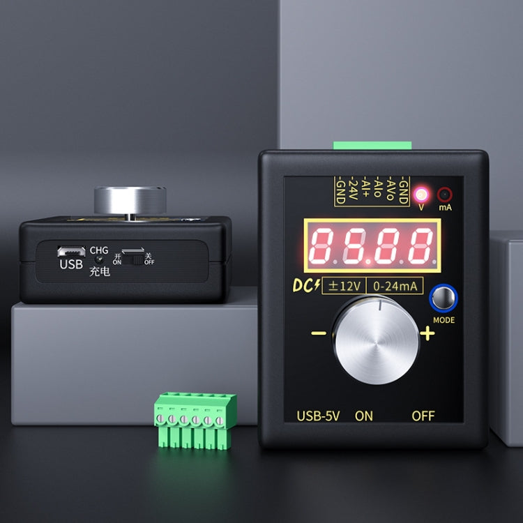 FNIRSI 0-12V/0-4-24mA Handheld Positive Negative Voltage Current Signal Generator(Without Battery) - Current & Voltage Tester by FNIRSI | Online Shopping UK | buy2fix