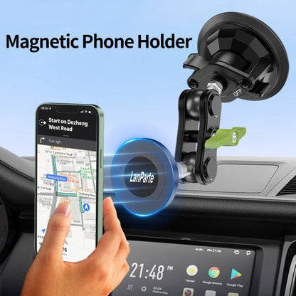 Lanparte Magnetic Car Phone Holder Adjustable Suction Cup Navigation Stand RBA-M01N - Car Holders by Lanparte | Online Shopping UK | buy2fix