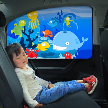 Car Cartoon Magnetic Sunshade Sunscreen Telescopic Collapsible Sunshield, Size:Driving(Fawn) - Window Foils & Solar Protection by buy2fix | Online Shopping UK | buy2fix