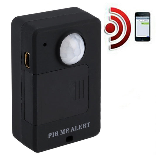 Mini PIR Alert Sensor Wireless Infrared GSM Alarm Monitor Motion Detector Detection Home Anti-theft System, EU Plug - Security by buy2fix | Online Shopping UK | buy2fix