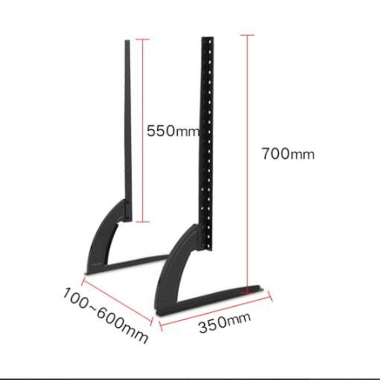 27-55 inch Mount Height Adjustable Universal Stand Base Desktop TV Mount for TV LCD Flat Screen - Consumer Electronics by buy2fix | Online Shopping UK | buy2fix