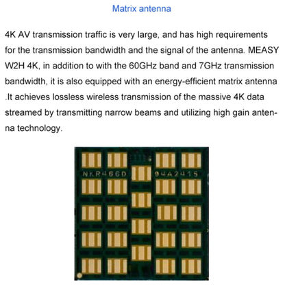 Measy W2H 60GHz 4K Ultra HD Wireless Transmission Kit, Transmission Distance: 30m, AU Plug - Consumer Electronics by Measy | Online Shopping UK | buy2fix