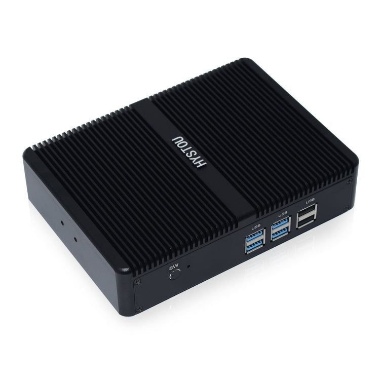 HYSTOU H2 Windows / Linux System Mini PC, Intel Core I3-7167U Dual Core Four Threads up to 2.80GHz, Support mSATA 3.0, 8GB RAM DDR4 + 256GB SSD (Black) - Windows Mini PCs by HYSTOU | Online Shopping UK | buy2fix