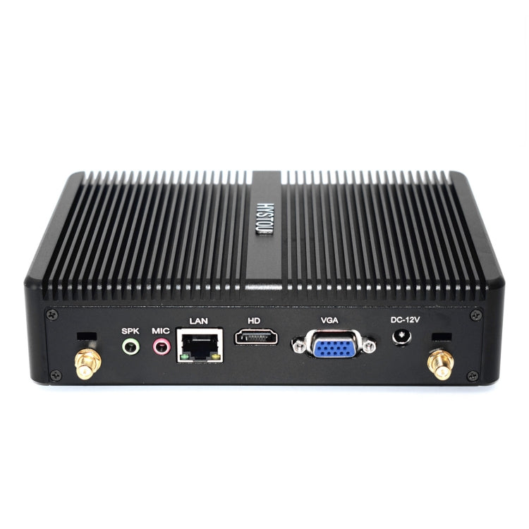 HYSTOU H2 Windows / Linux System Mini PC, Intel Core I3-7167U Dual Core Four Threads up to 2.80GHz, Support mSATA 3.0, 8GB RAM DDR4 + 256GB SSD (Black) - Windows Mini PCs by HYSTOU | Online Shopping UK | buy2fix