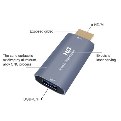 Z51 USB Female to HDMI Male Video Capture Card - Consumer Electronics by buy2fix | Online Shopping UK | buy2fix