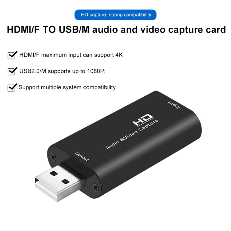 Z32 HDMI Female to HDMI Female Audio Video Capture Adapter Box - Consumer Electronics by buy2fix | Online Shopping UK | buy2fix