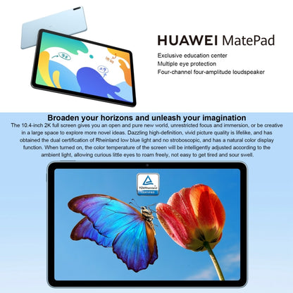 Huawei MatePad 10.4 BAH4-AL10 4G, 10.4 inch, 6GB+128GB, HarmonyOS 2 Qualcomm Snapdragon 778G 4G Octa Core up to 2.42GHz, Support Dual WiFi, OTG, Network: 4G, Not Support Google Play (Grey) - Huawei by Huawei | Online Shopping UK | buy2fix