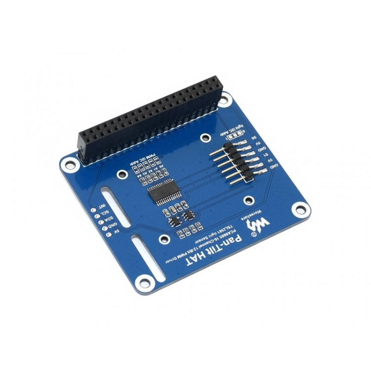 Waveshare 2-DOF Pan-Tilt HAT for Raspberry Pi, Light Intensity Sensing, I2C Interface - Modules Expansions Accessories by Waveshare | Online Shopping UK | buy2fix