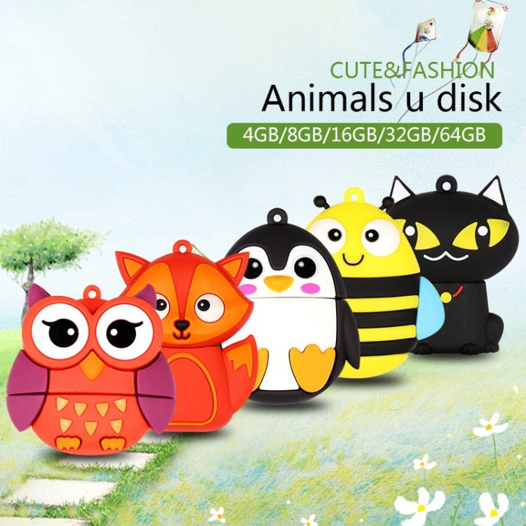 MicroDrive 128GB USB 2.0 Creative Cute Bee U Disk - Computer & Networking by MicroDrive | Online Shopping UK | buy2fix